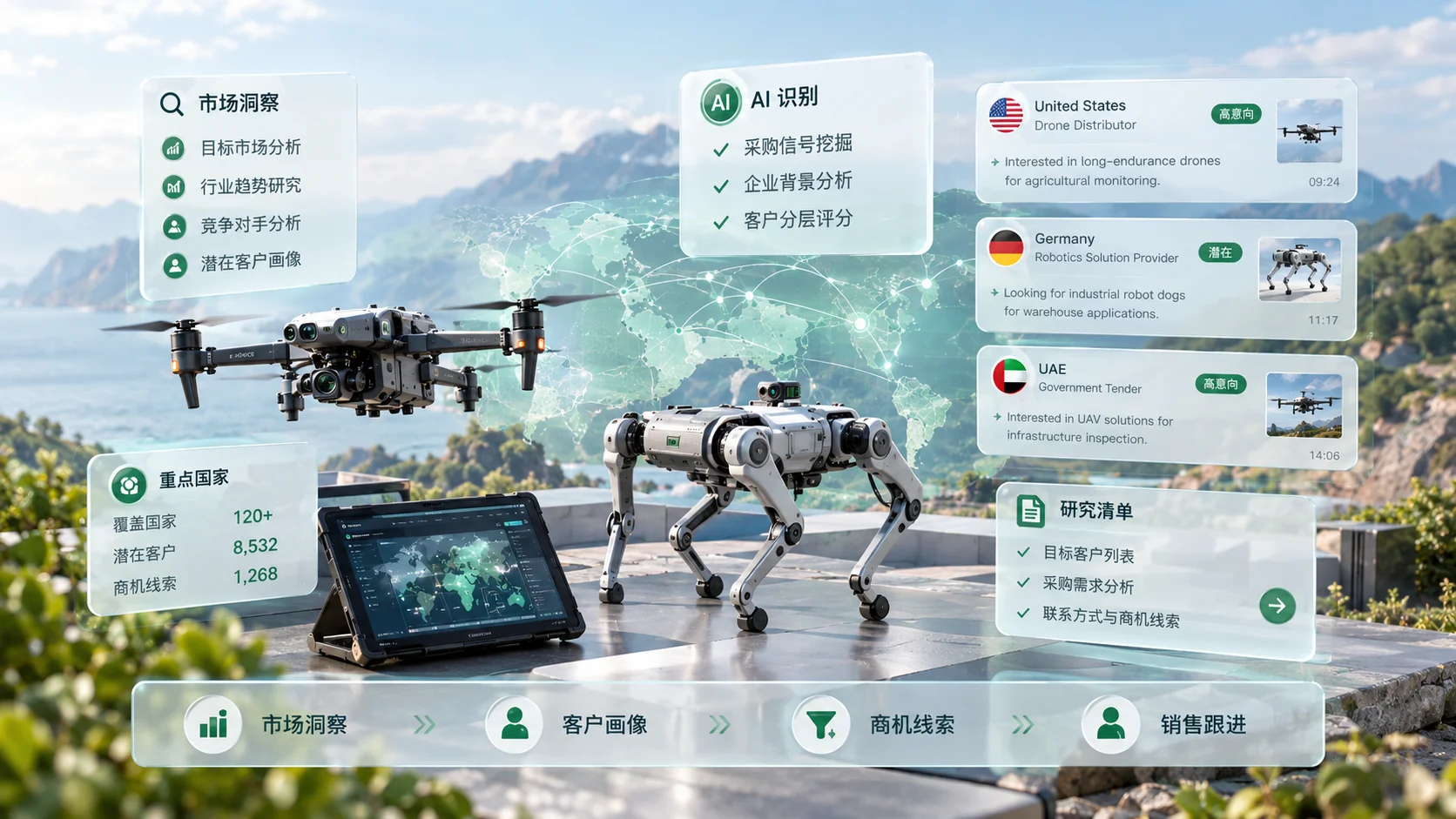 EcomSeer 市场洞察与海外客户研究示意